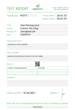 5-Amino-1MQ 50mg COA - Janoshik #72773